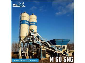 PROMAXSTAR Mobile Concrete Batching Plant PROMAX M60-SNG(60m³/h) - Betonara