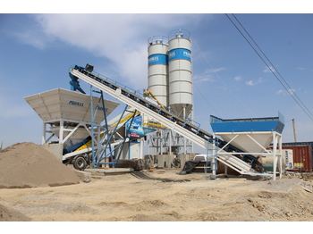 PROMAX Mobile Concrete Batching Plant M100-TWN(100M3/H) - Betonara