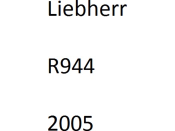 Bager gusjeničar LIEBHERR R 944: slika Bager gusjeničar LIEBHERR R 944