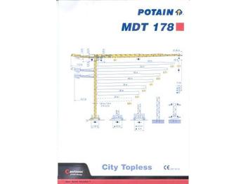 Potain MDT 178 - Toranjska dizalica