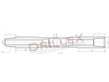 Direkcionalna bušilica Vermeer D33x44,D36x50 FS2 4,5m Drill pipes, żerdzie: slika Direkcionalna bušilica Vermeer D33x44,D36x50 FS2 4,5m Drill pipes, żerdzie