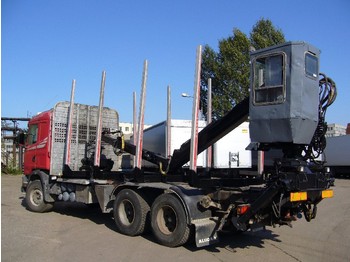 Scania 144 mit kran - Kamion