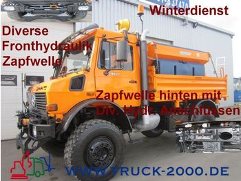 UNIMOG U 2150 Winterdienst Div Zapfwellen + Hydraulik - Cestovna čistilica