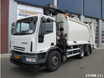 Ginaf C 3127 Hiab 21 ton/meter Kran - Kamion za odvoz smeća