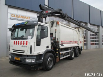 Ginaf C 3128 Euro 5 Hiab 21 ton/meter Kran - Kamion za odvoz smeća