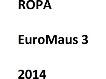 Kombajn za šećernu repu ROPA EuroMaus 3: slika Kombajn za šećernu repu ROPA EuroMaus 3