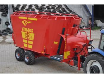 Fimaks Futtermischwagen 20m3 FMV 20 F/ feeding mixer / wóz paszowy - Vagon-miješalica za krmivo