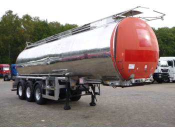 Clayton Food (milk) tank inox 32.5 m3 / 1 comp - Poluprikolica cisterna