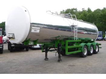 Massey / Crossland Food (milk) tank inox 30 m3 / 1 comp - Poluprikolica cisterna
