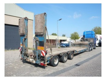 Goldhofer 3 axel low loader trailer - Poluprikolica s niskim utovarivačem