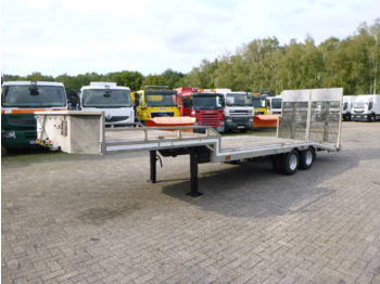 Veldhuizen Semi-lowbed trailer (light commercial) P37-2 + ramps + winch - Poluprikolica s niskim utovarivačem