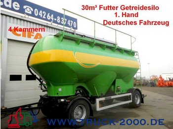 Feldbinder HEUT 30m³ Futter-Getreide-Silo 4 Kammern 1.Hand - Prikolica cisterna