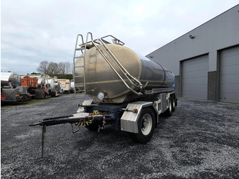 Magyar 3 AXLES - INSULATED STAINLESS STEEL TANK 17000L 1 COMP - Prikolica cisterna