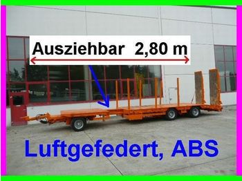 Müller-Mitteltal 3 Achs Tieflader  Anhänger 2,80 m ausziehbar - Prikolica s niskim utovarivačem