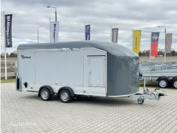 Debon C1000 van cargo 3500 kg 5m closed trailer for 1 car doors - Prikolica za prijevoz automobila
