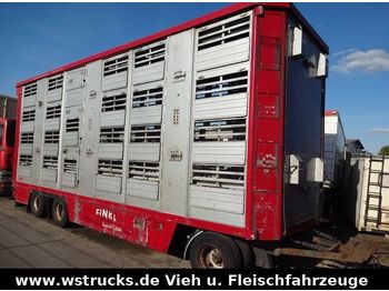 Finkl 3 Stock  Hubdach Vollalu  8,30m  - Prikolica za prijevoz stoke