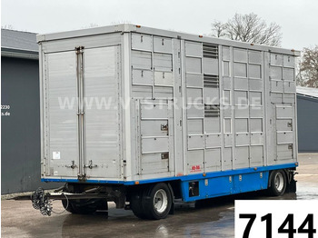 Ka-Ba 4.Stock Anhänger Aggregat, Tränke, Hubdach  - Prikolica za prijevoz stoke