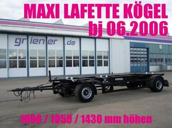 Kögel AWE 18 LAFETTE MAXI 1000 / 1430 mm höhe - Transporter kontejnera/ Prikolica s izmjenjivim sanducima